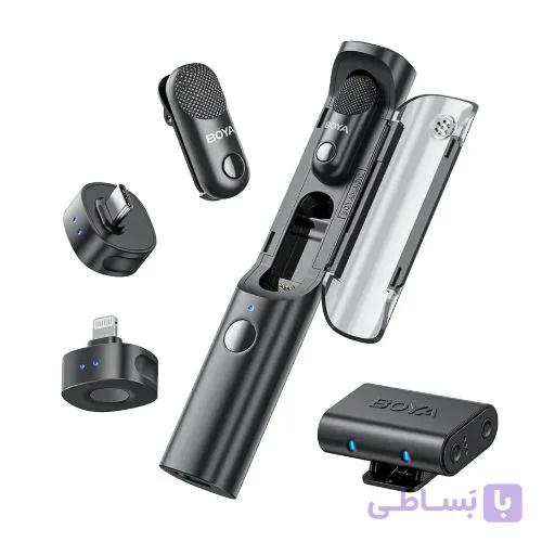 میکروفن بی سیم بویا BOYA MAGIC-02 Wireless Microphone مناسب برای موبایل و دوربین (باگارانتی دوسال ایران بویا) — تصویر 1