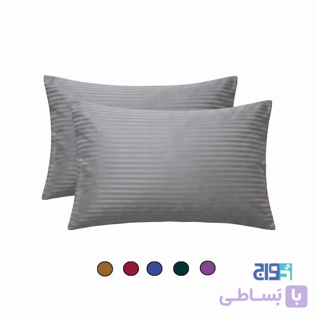 روبالشی هتلی نخی (در ۱۰ رنگ) کد 140504291 — تصویر 1