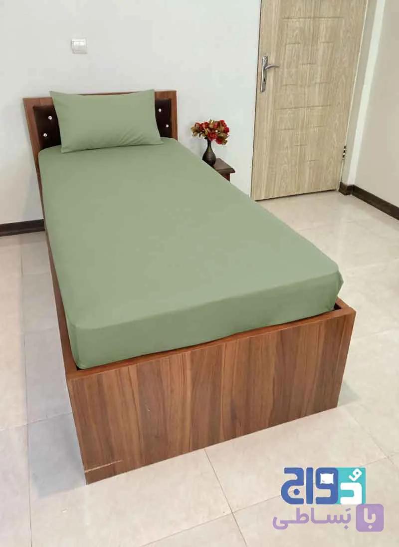 روتختی کشدار میکرو تک رنگ (عرض ۱۲۰) رنگ سدری — تصویر 1