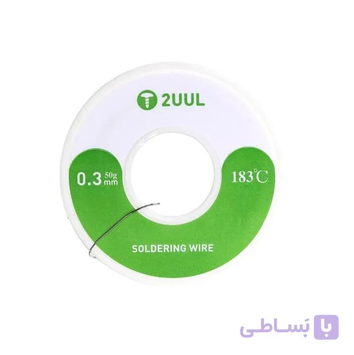 سیم لحیم 2uul Sc31 0.3mm 183°c 100m 50G — تصویر 1