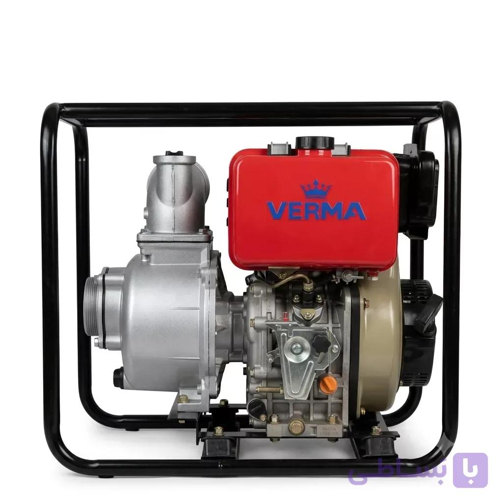 موتور آب ديزل 4 اينچ استارتي ورما مدل  VMDP40E — تصویر 1