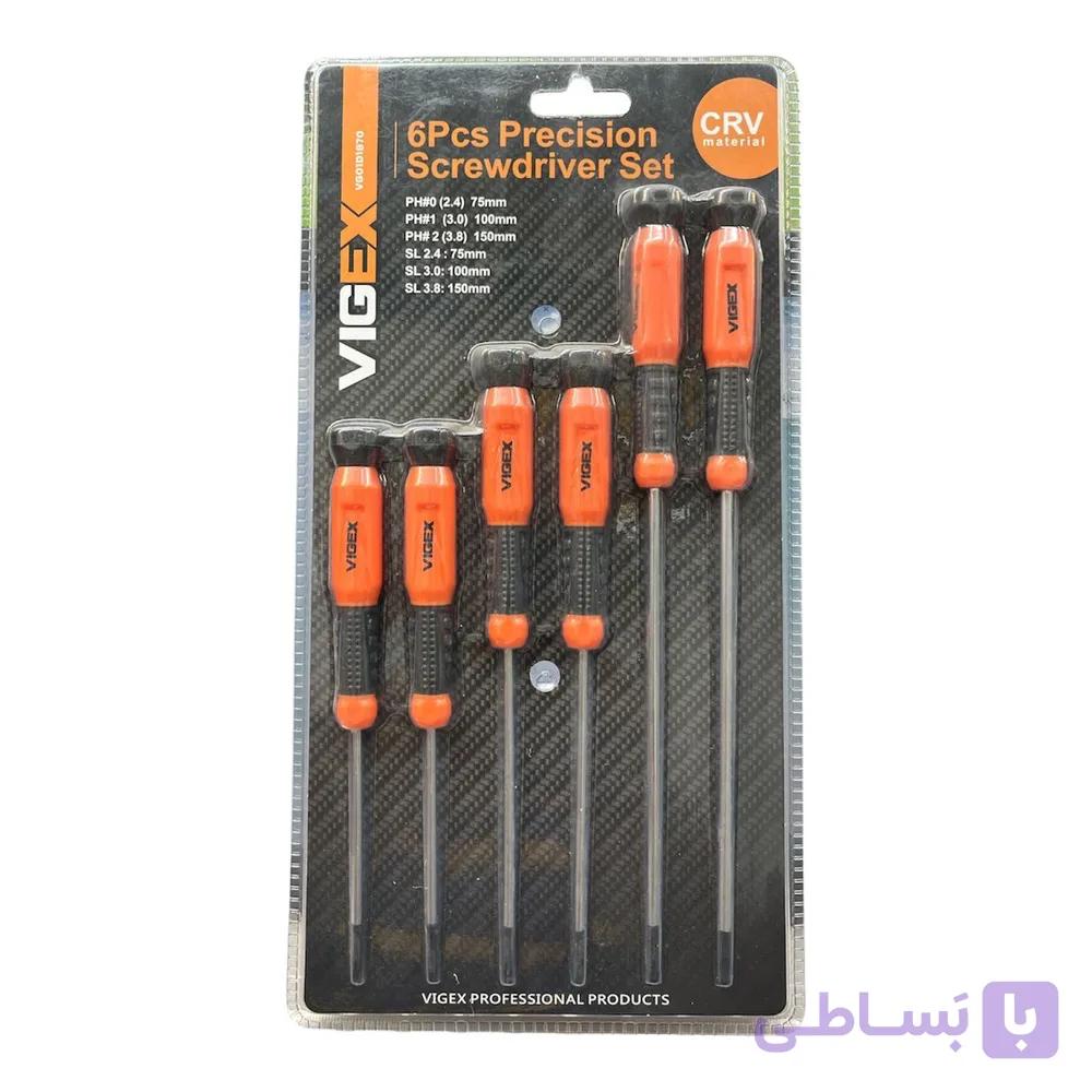 پیچ گوشتی 6 عددی ترمینالی ویجکس مدل VGO1D1870 — تصویر 1
