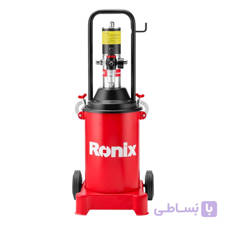 گریس پمپ سطلی 12 لیتری رونیکس مدل RH-4307 — تصویر 1