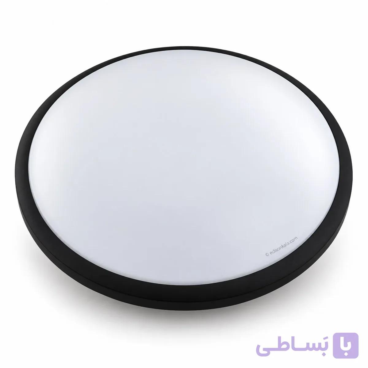 چراغ سقفی سه حالته 80 وات آلما مدل ارکیده 5 دور مشکی | مدرن مینیمال با ضمانت — تصویر 1