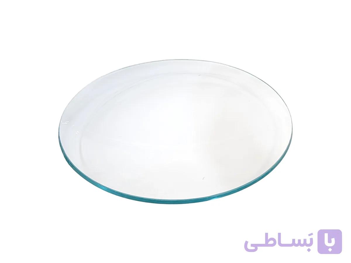 لنز ذره بین کریستالی شیشه ای 5X سایز 90mm — تصویر 1