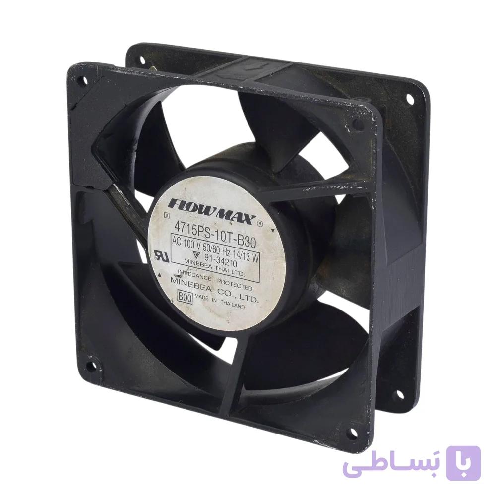 فن بلبرینگی 12X12X3.8 سانتیمتر 100 ولت AC مارک MINEBEA مدل 4715PS-10T-B30 — تصویر 1