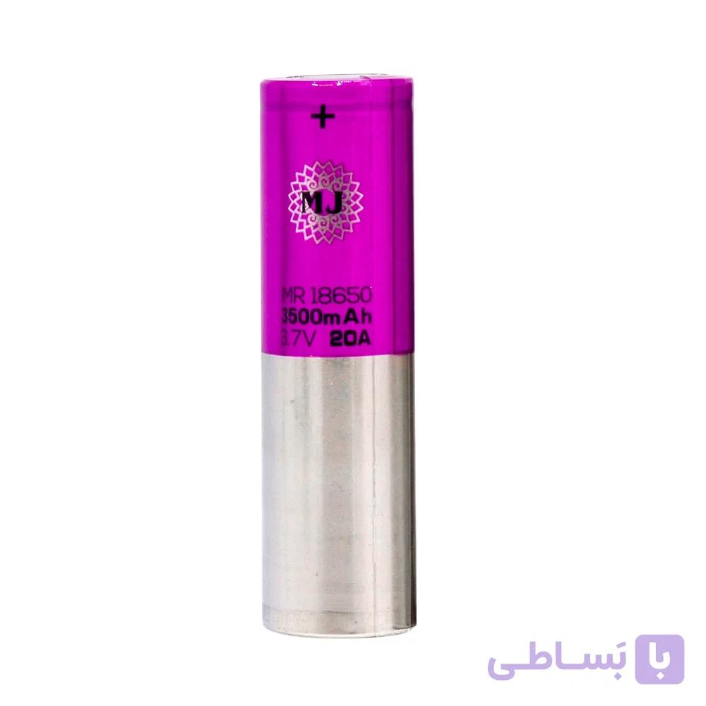 باتری لیتیوم یون 3.7v سایز 18650 3500mAh مارک HEMERA جریان 20A — تصویر 1
