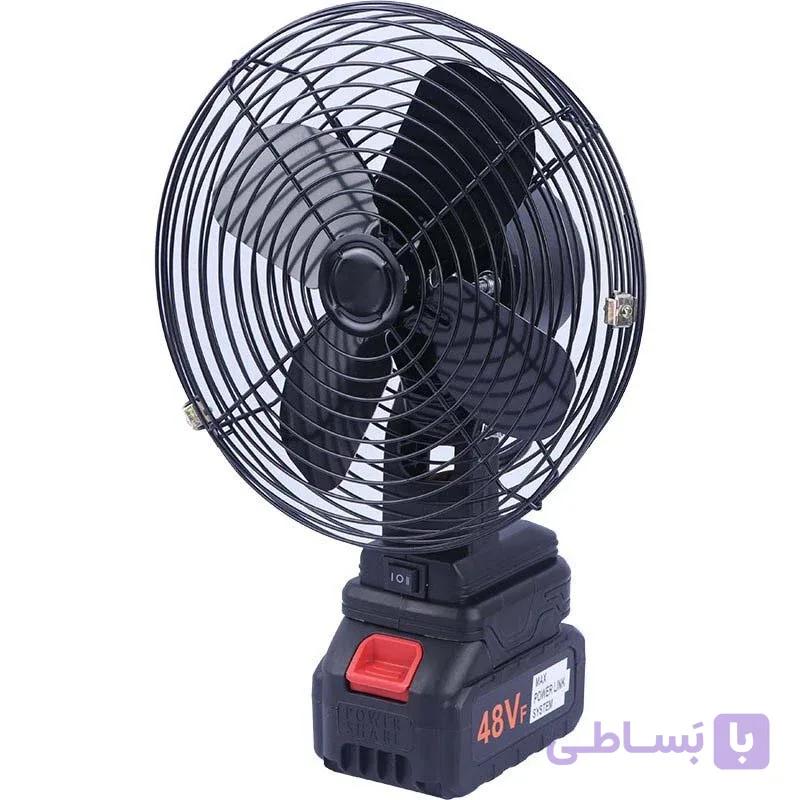 پنکه شارژی صنعتی مدل ZL-8 با باطری بزرگ لیتیومی 48VF — تصویر 1