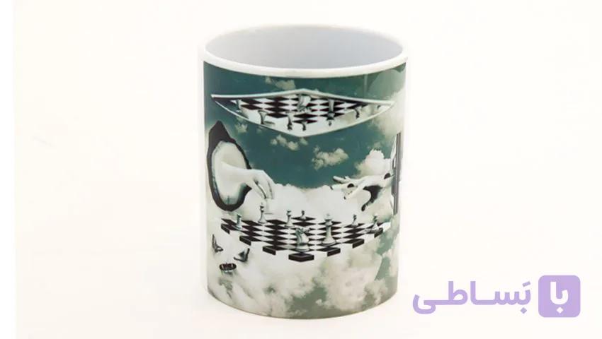ماگ شطرنجی کد j؛ طرح شطرنج در آسمان ها