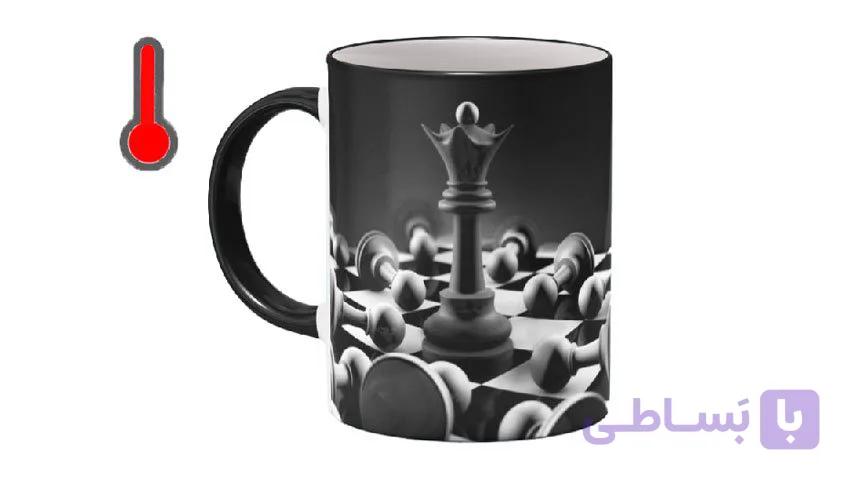 ماگ حرارتی طرح مهره وزیر شطرنج