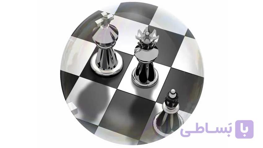 پیکسل شطرنج طرح مهره های شطرنج