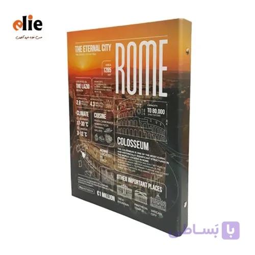 دفتر کلاسوری 100 برگ پیل طرح Rome — تصویر 1