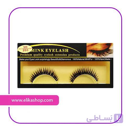مژه مصنوعی سه بعدی دست ساز مینک آیلش مدل 208 بسته 2 عددی — تصویر 1