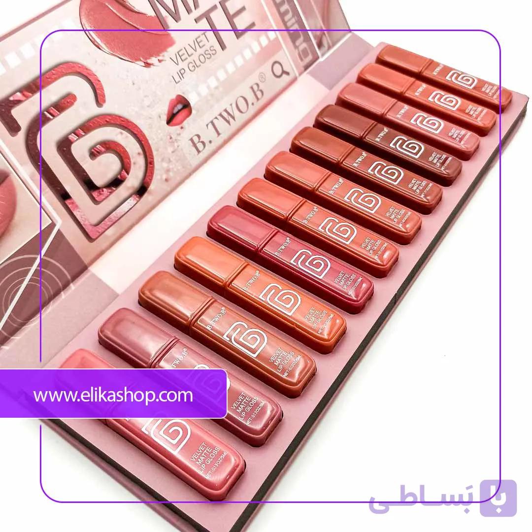 رژلب مایع مات مخملی 24 ساعته BTB — تصویر 1