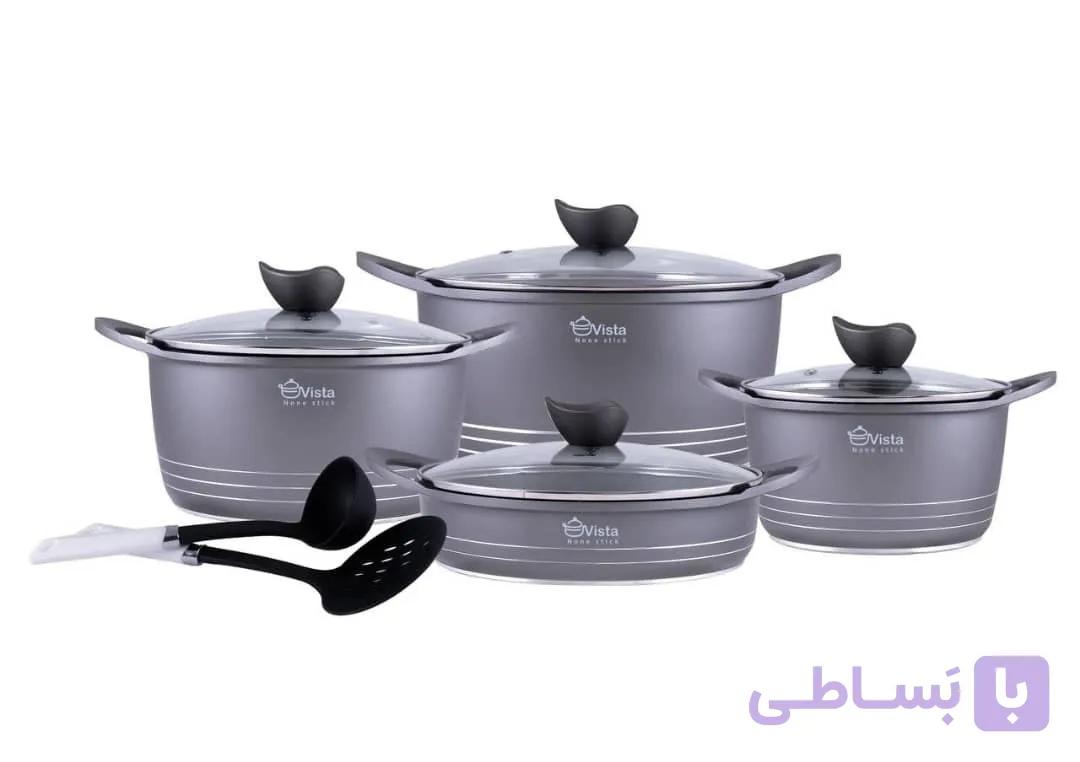 سرویس قابلمه 10 پارچه ادونیس چدنی ویستا