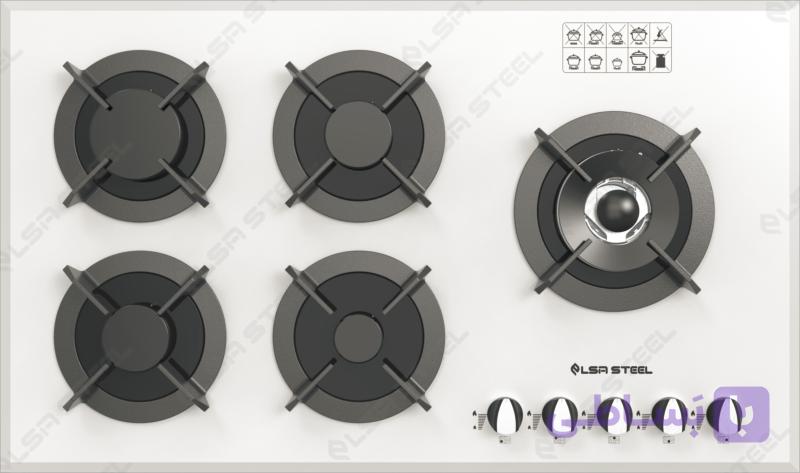 اجاق گاز رومیزی السا استیل مدل g547w