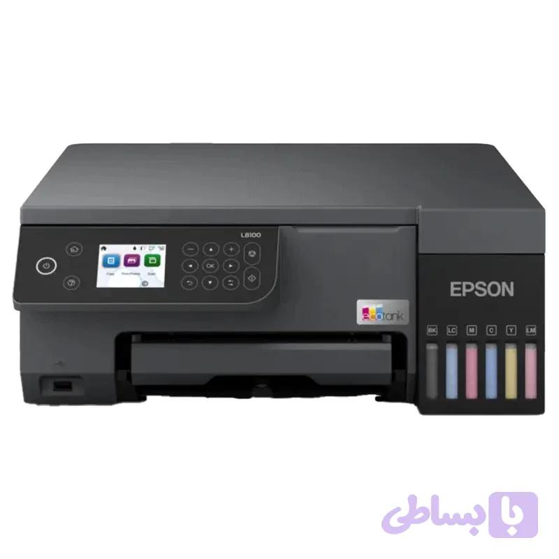پرینتر سه کاره جوهر افشان EPSON مدل EcoTank L8100 — تصویر 1