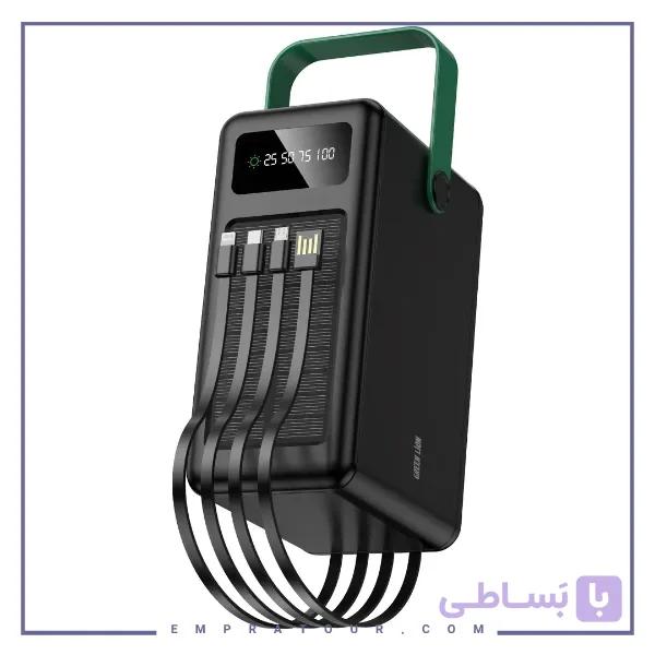 پاوربانک 120000خورشیدی گرین لاین Green Lion GNPXB7120PBBK — تصویر 1