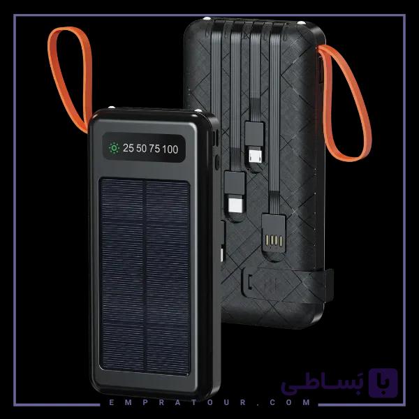 پاوربانک خورشیدی 10000 پرودو PDPBB306BK — تصویر 1