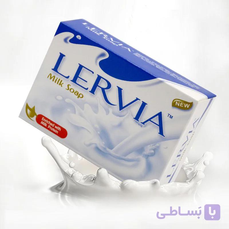 صابون شیر اصل برند لرویا رایحه شیر 90 گرمی — تصویر 1