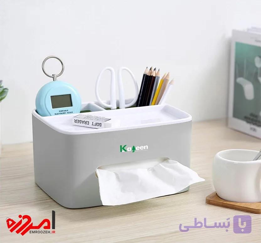 ارگانایزر دستمال کاغذی و وسایل