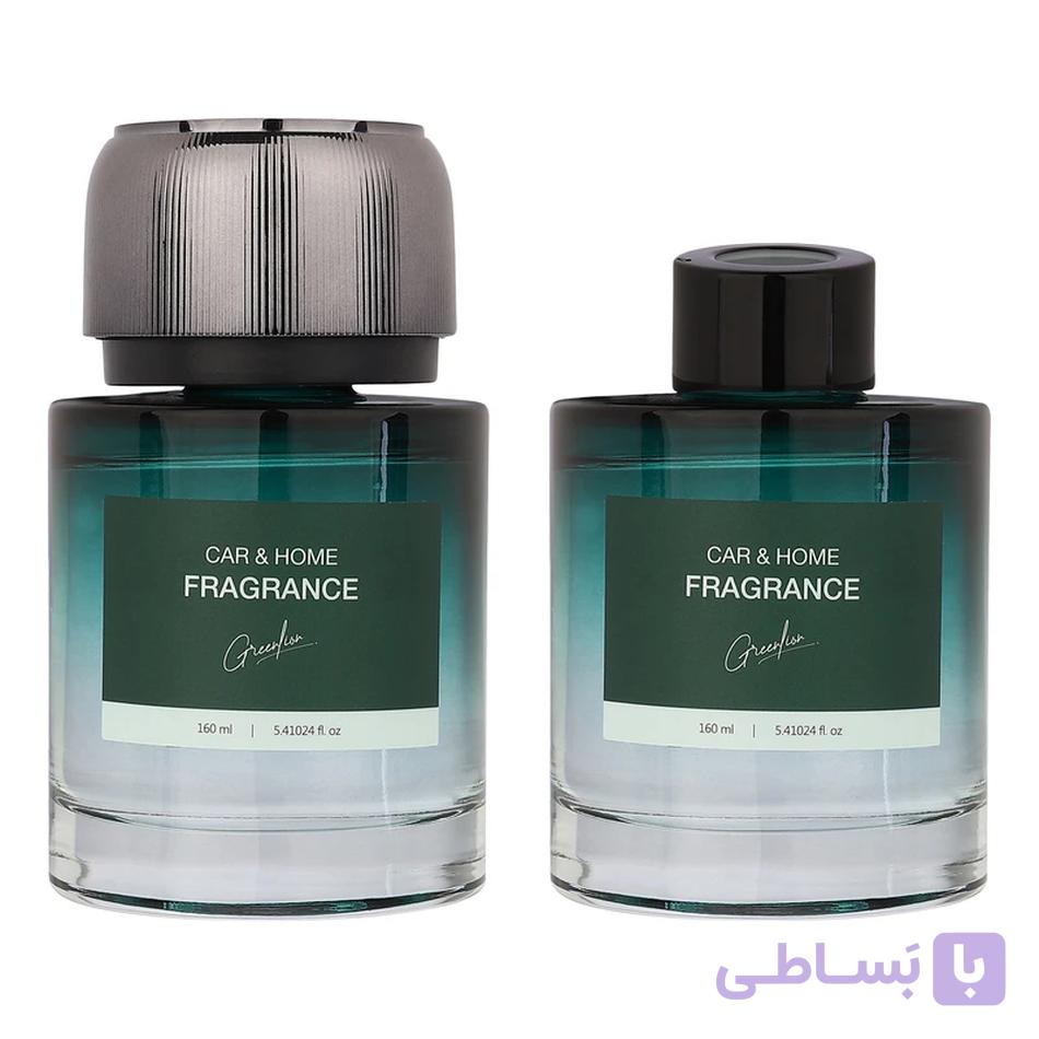 خوشبوکننده خودرو گرین لاین مدل fragrance 2in1 combo حجم 160ML — تصویر 1