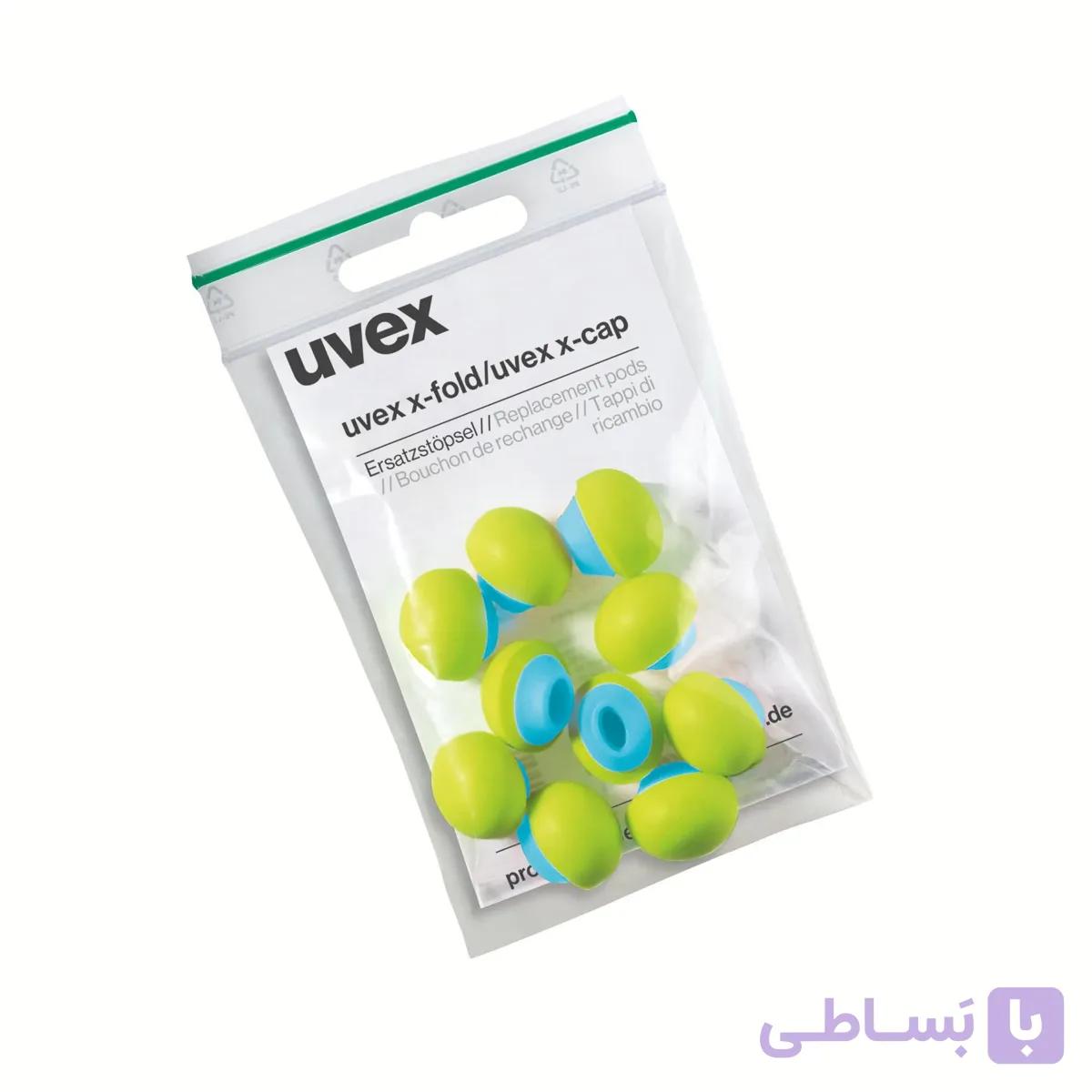 ایرپلاگ یدکی تلی یووکس مدل uvex x-cap 2125351 — تصویر 1