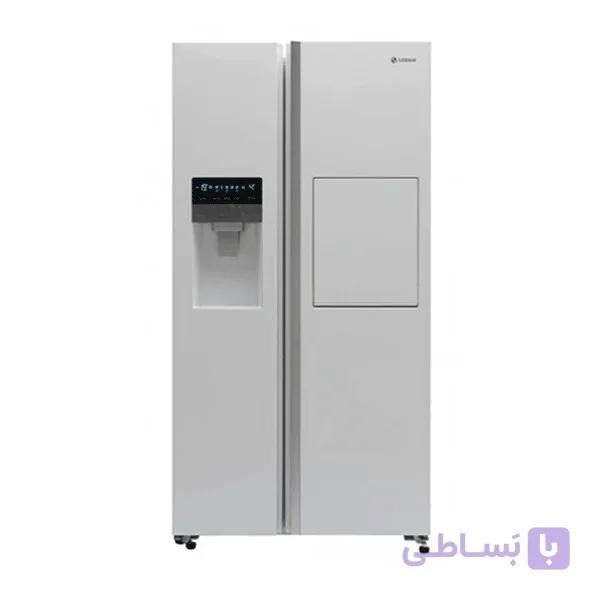 یخچال فریزر ساید بای ساید اسنوا 35 فوت مدل S2Di-L310-W — تصویر 1