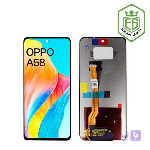 تاچ ال سی دی اصلی گوشی اوپو Oppo A58 4G — تصویر 1