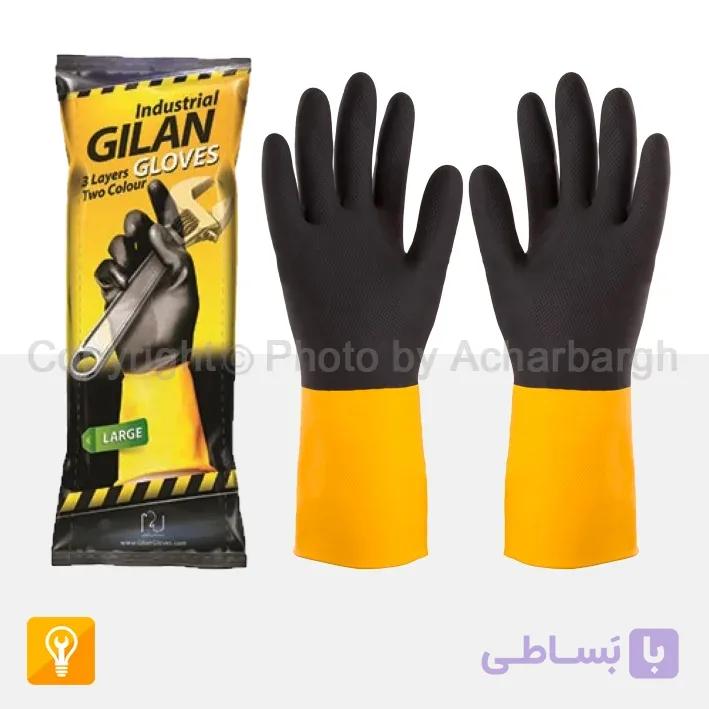 دستکش بنایی گیلان دورنگ