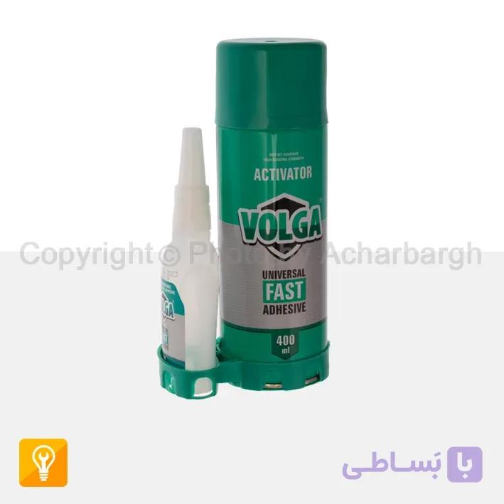 چسب ۱۲۳ ولگا به همراه اکتیویتور ۴۰۰ میلی‌لیتر