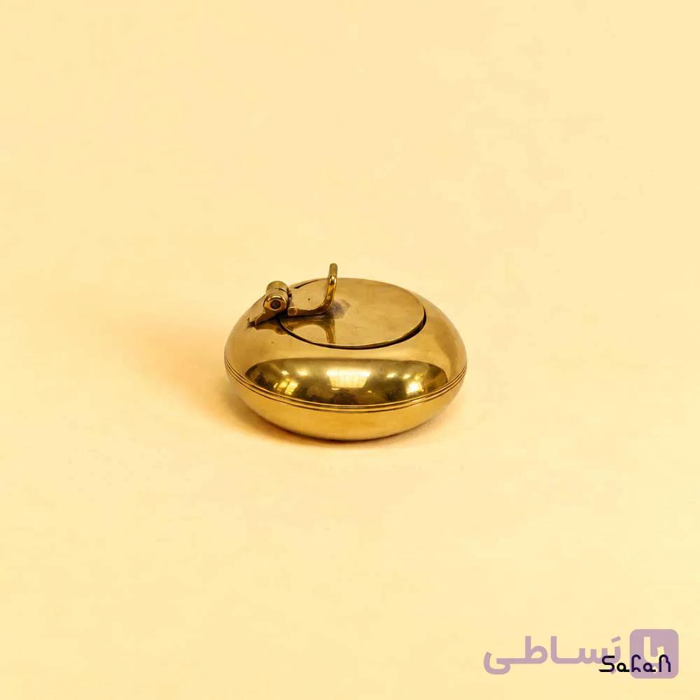 زیرسیگاری برنجی جیبی در دار مدل 2 — تصویر 1