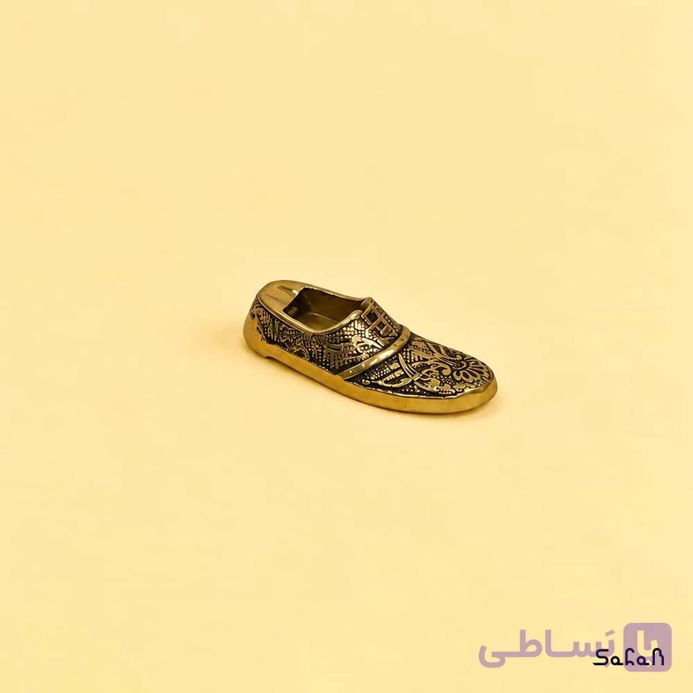 زیرسیگاری برنجی مدل کفش مدل ۴