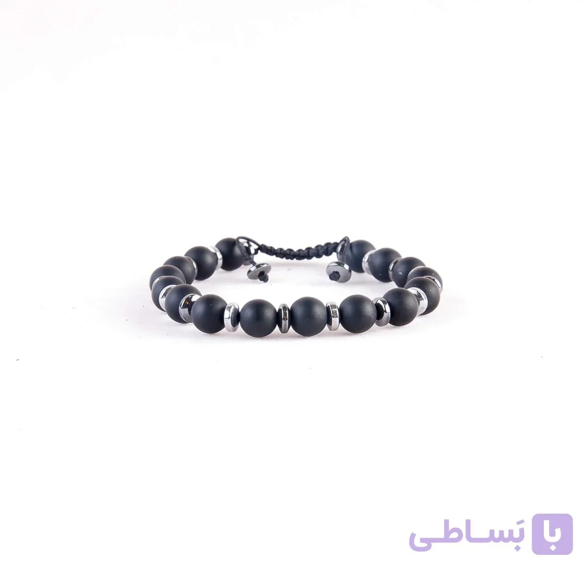 دستبند سنگی نگین دار مردانه PM1012
