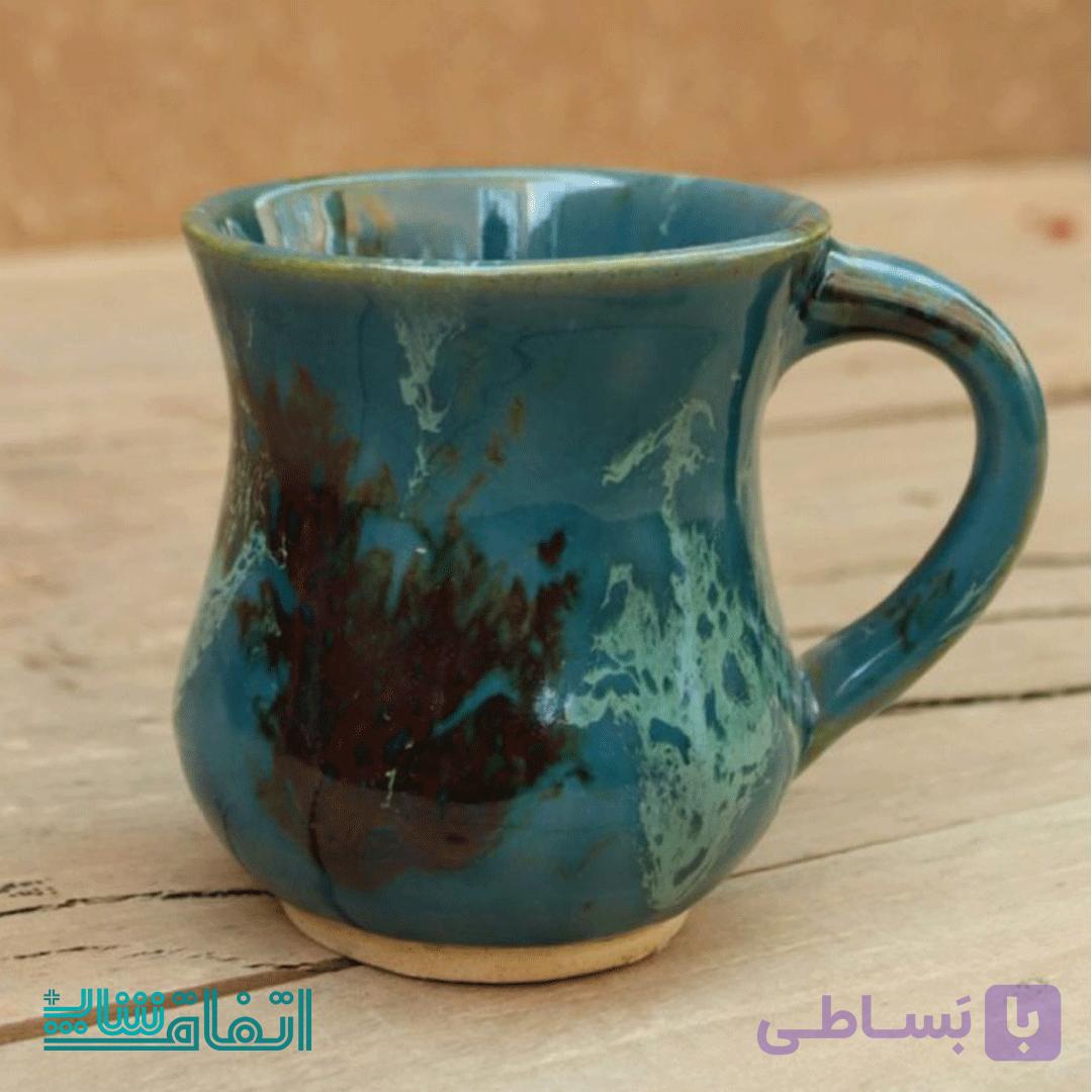 لیوان کمر باریک سفالی — تصویر 1