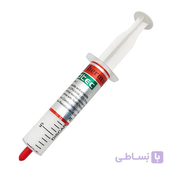 خمیر سیلیکون سرنگی 40gr گرمی سفید مدل DTEC DT-100 — تصویر 1