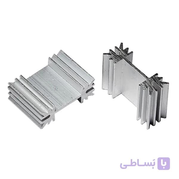 هیت سینک پروانه ای آلومینیومی 2.5×3.5×1.3 — تصویر 1