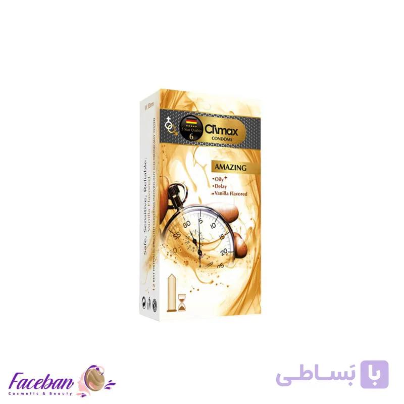 کاندوم کلایمکس مدل AMAZING بسته 12 عددی