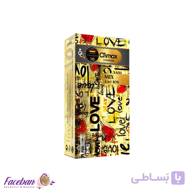 کاندوم کلایمکس مدل MIX بسته 12 عددی — تصویر 1