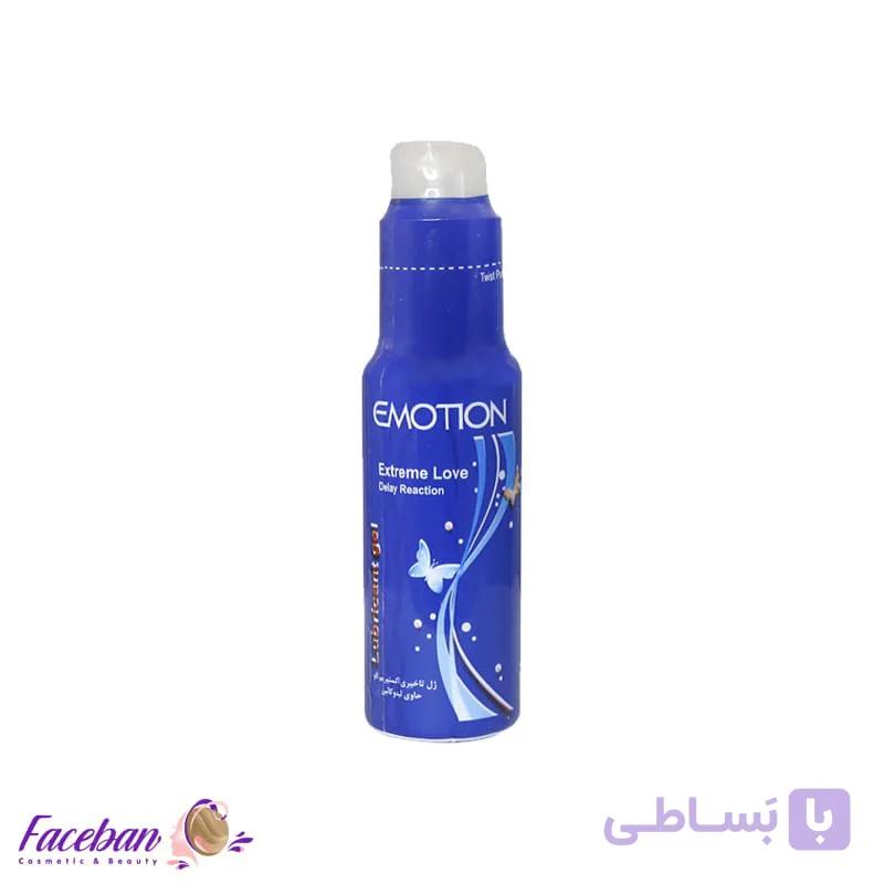 ژل تاخیری آبی ایموشن EMOTION مدل Extreme Love حجم 75 میلی گرم — تصویر 1