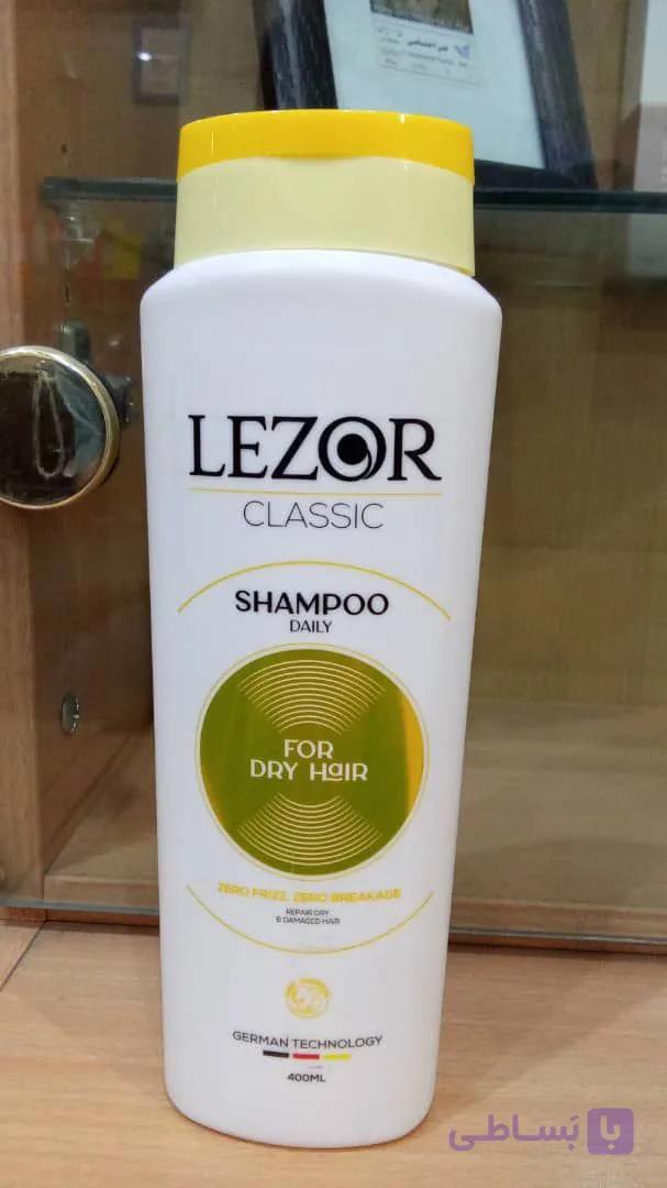 شامپو مناسب موهای خشک لزور Lezor — تصویر 1