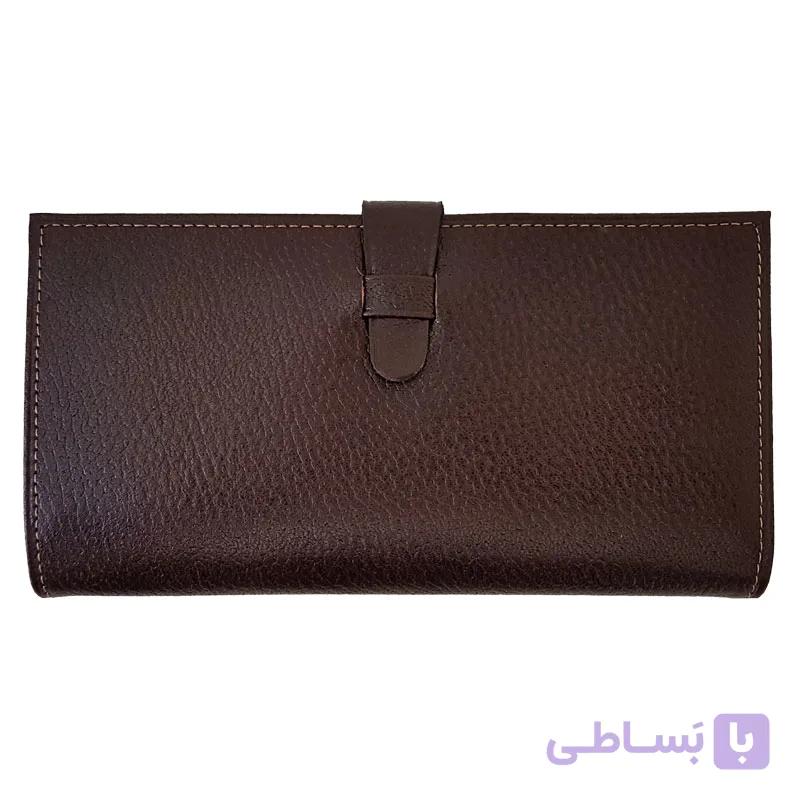 کیف پول چرم مردانه زبانه دار مدل WT219 — تصویر 1