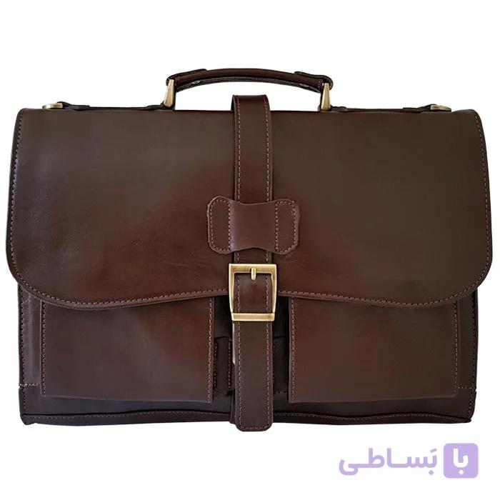 کیف چرم مردانه اداری سگکدار LB423 — تصویر 1