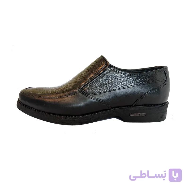 کفش چرم مردانه مدل ترخان – زیره ترمو – کف طبی — تصویر 1
