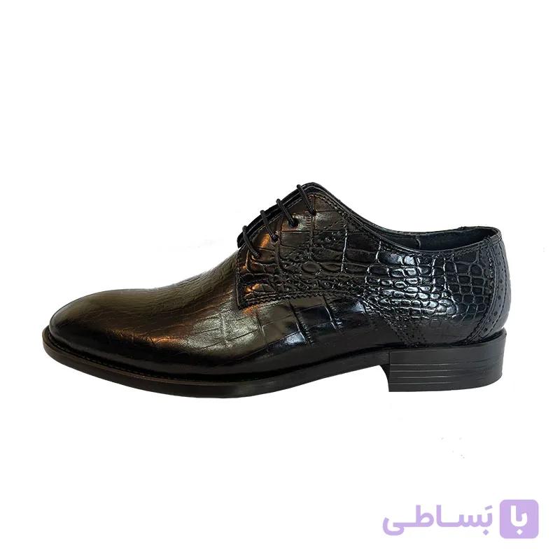 کفش چرم مردانه مدل دایان – بندی، زیره نیولایت — تصویر 1