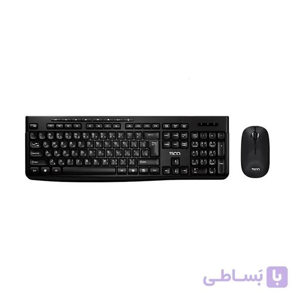 کیبورد و ماوس بی سیم تسکو TSCO TKM 7027W — تصویر 1