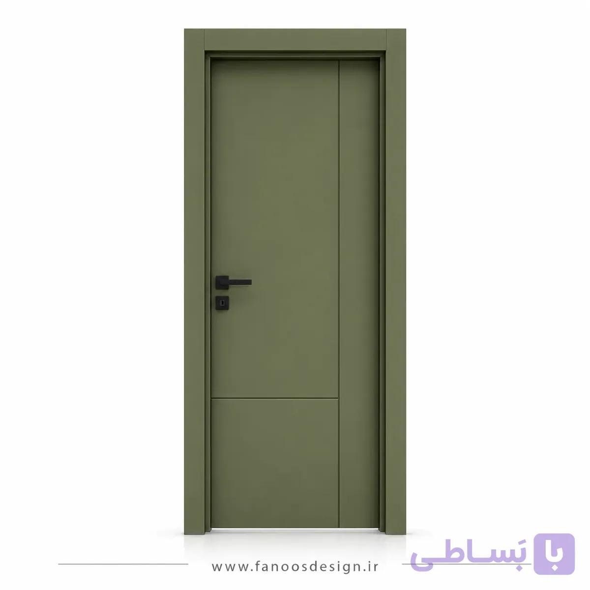 درب اتاق خواب مدرن با رنگ سبز جدید کد 30548
