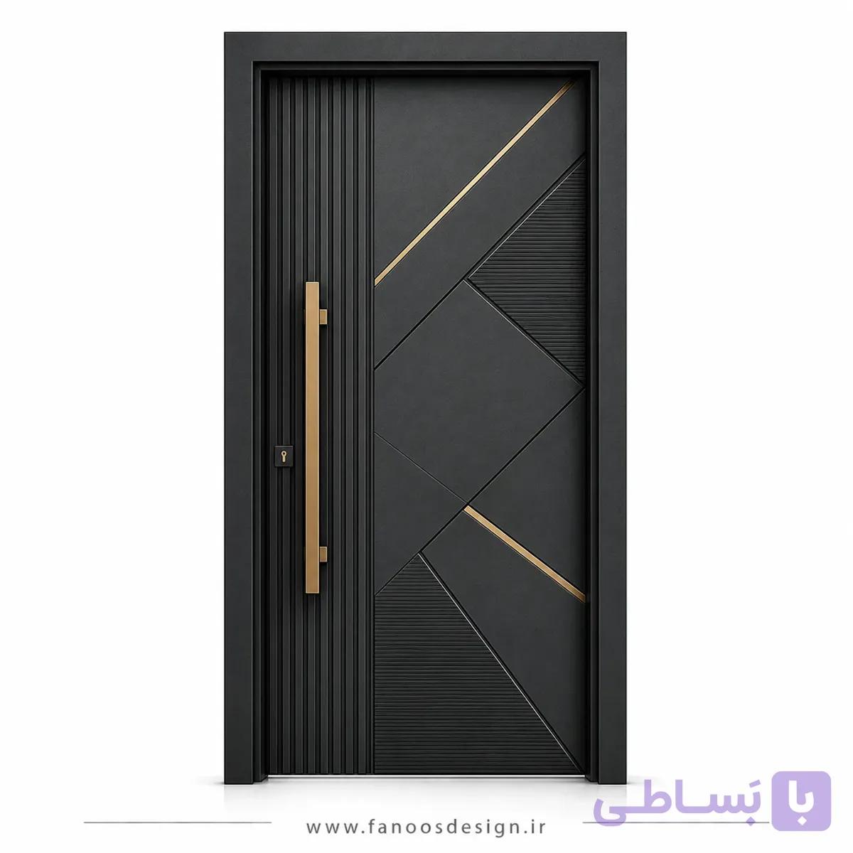 درب اتاق مدرن رنگ بژ کد 30541
