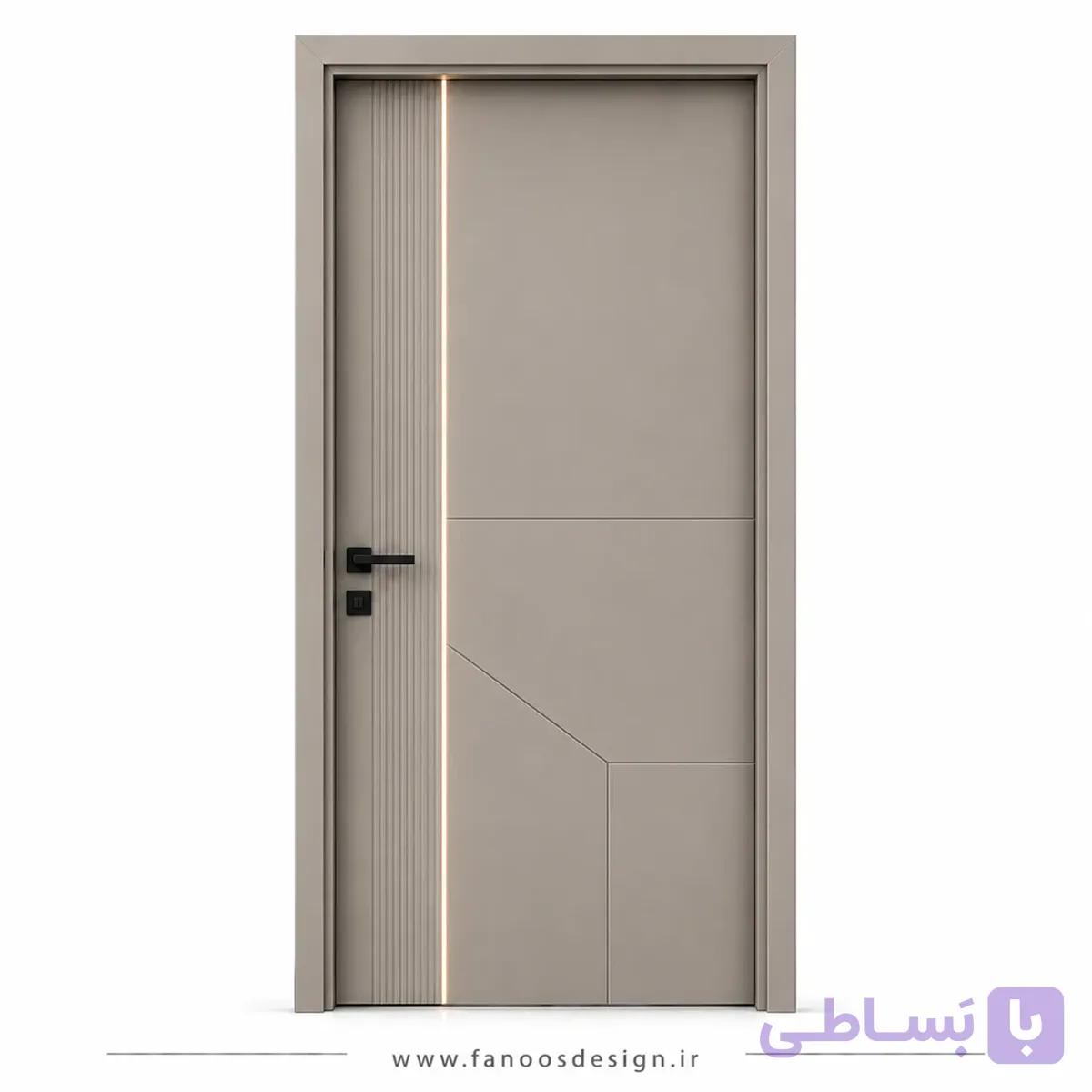 درب اتاق مدرن رنگ بژ کد 30538