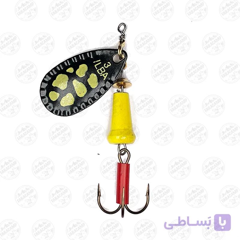لانسه ماهیگیری سایز ۳ ایلبا ۹۰NG3 Black-Yellow ilba — تصویر 1